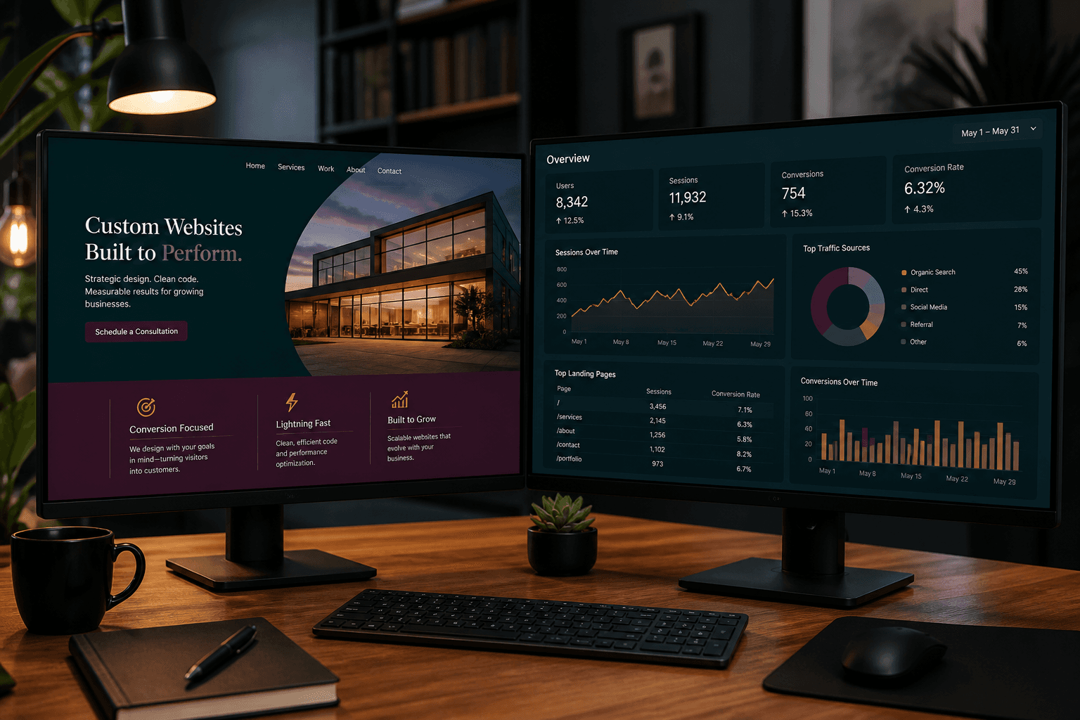 High-performance custom websites and strategic digital systems for UK small businesses