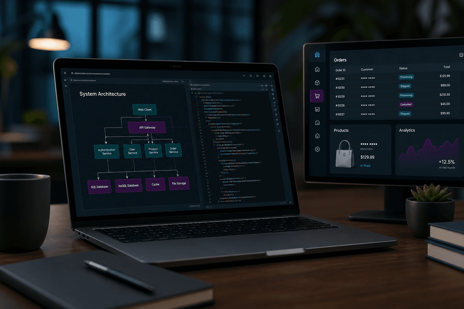 Custom web development and bespoke digital systems engineered from scratch