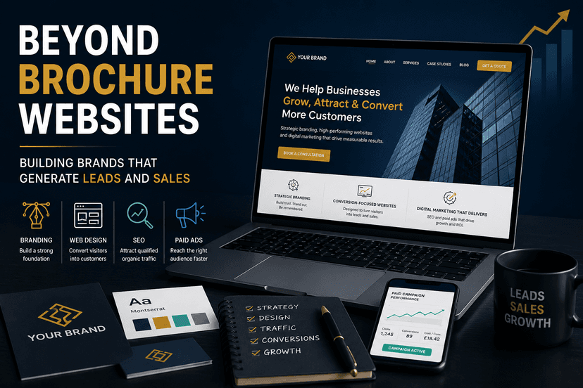 Beyond Brochure Websites: Building Brands That Generate Leads and Sales
